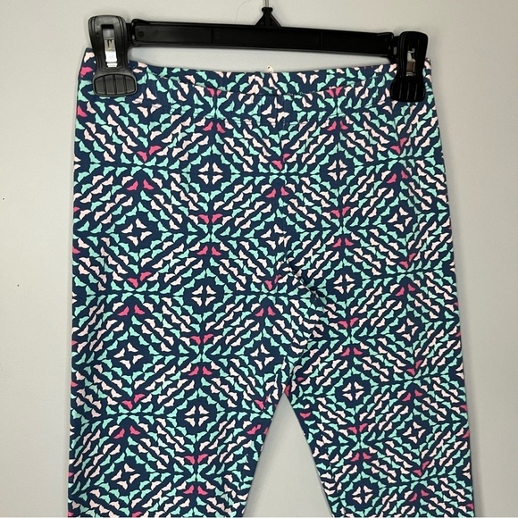 Vineyard Vines Girls’ Whale Tale Square Print Knit Leggings Size Large 14 - Picture 6 of 14